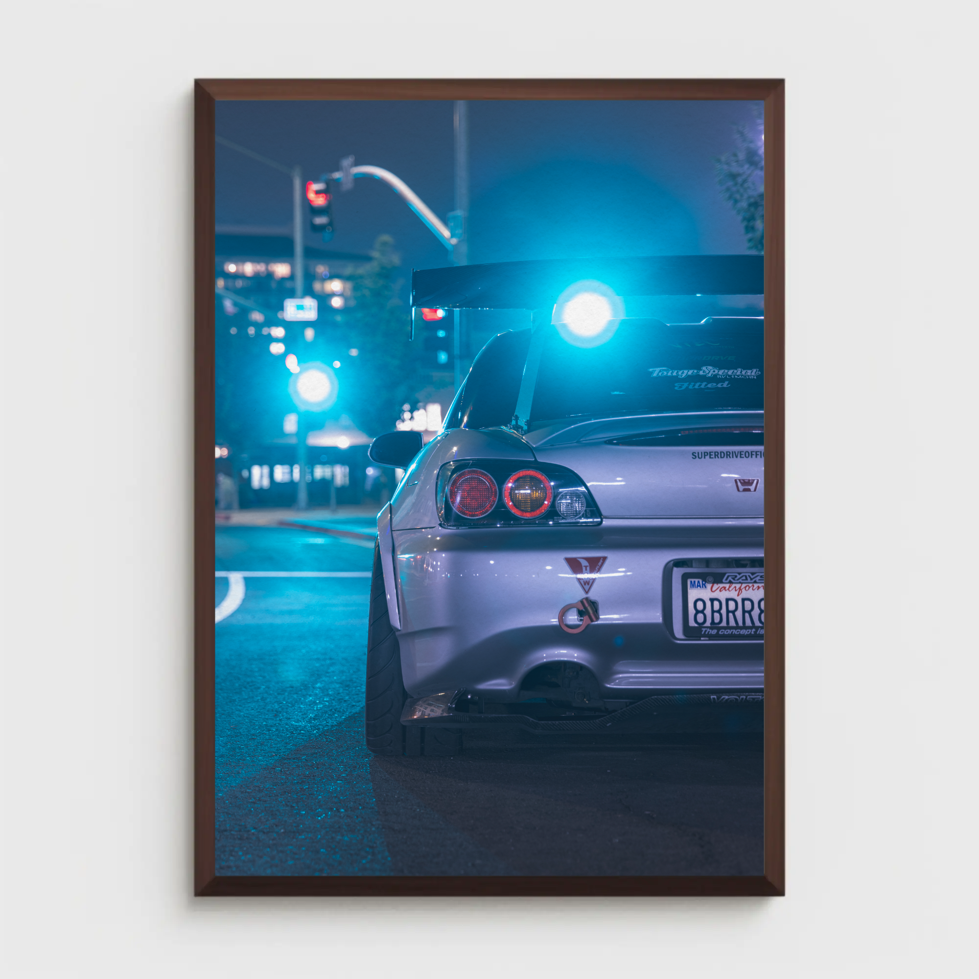 Honda S2000 Automotive Car Poster #001 - Throttle Designs