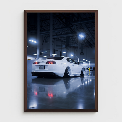 Toyota Supra MK4 Automotive Car Poster #002 - Throttle Designs