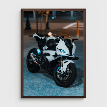 BMW S1000RR Motorcycle Poster #040 - Throttle Designs