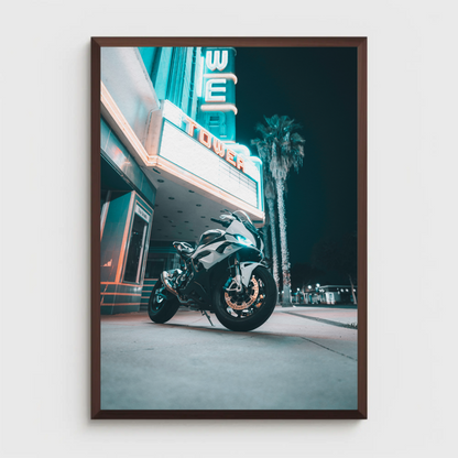 BMW S1000RR Motorcycle Poster #018 - Throttle Designs