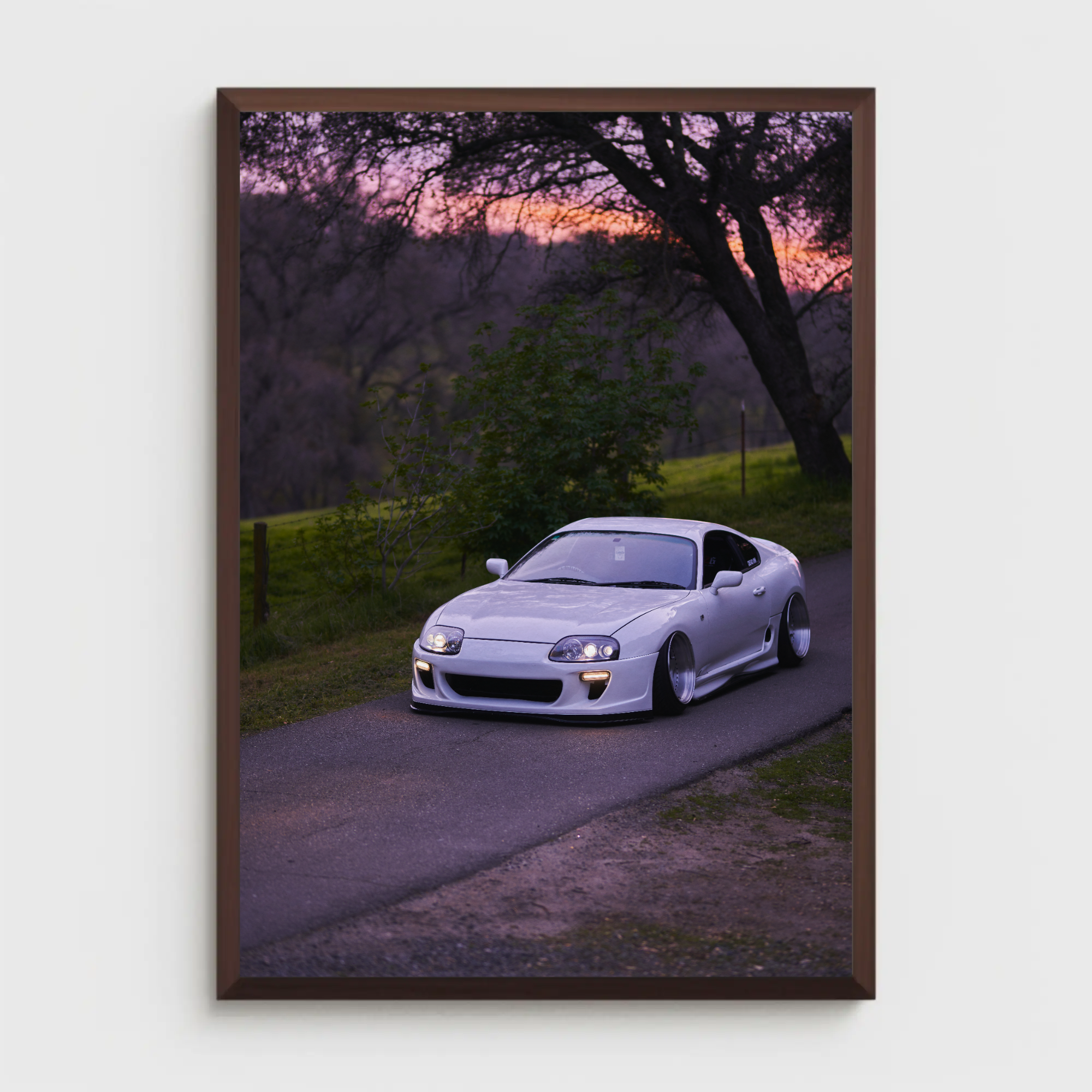 Toyota Supra MK4 Automotive Car Poster #030 - Throttle Designs