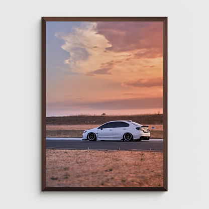 Subaru WRX Automotive Car Poster #022 - Throttle Designs