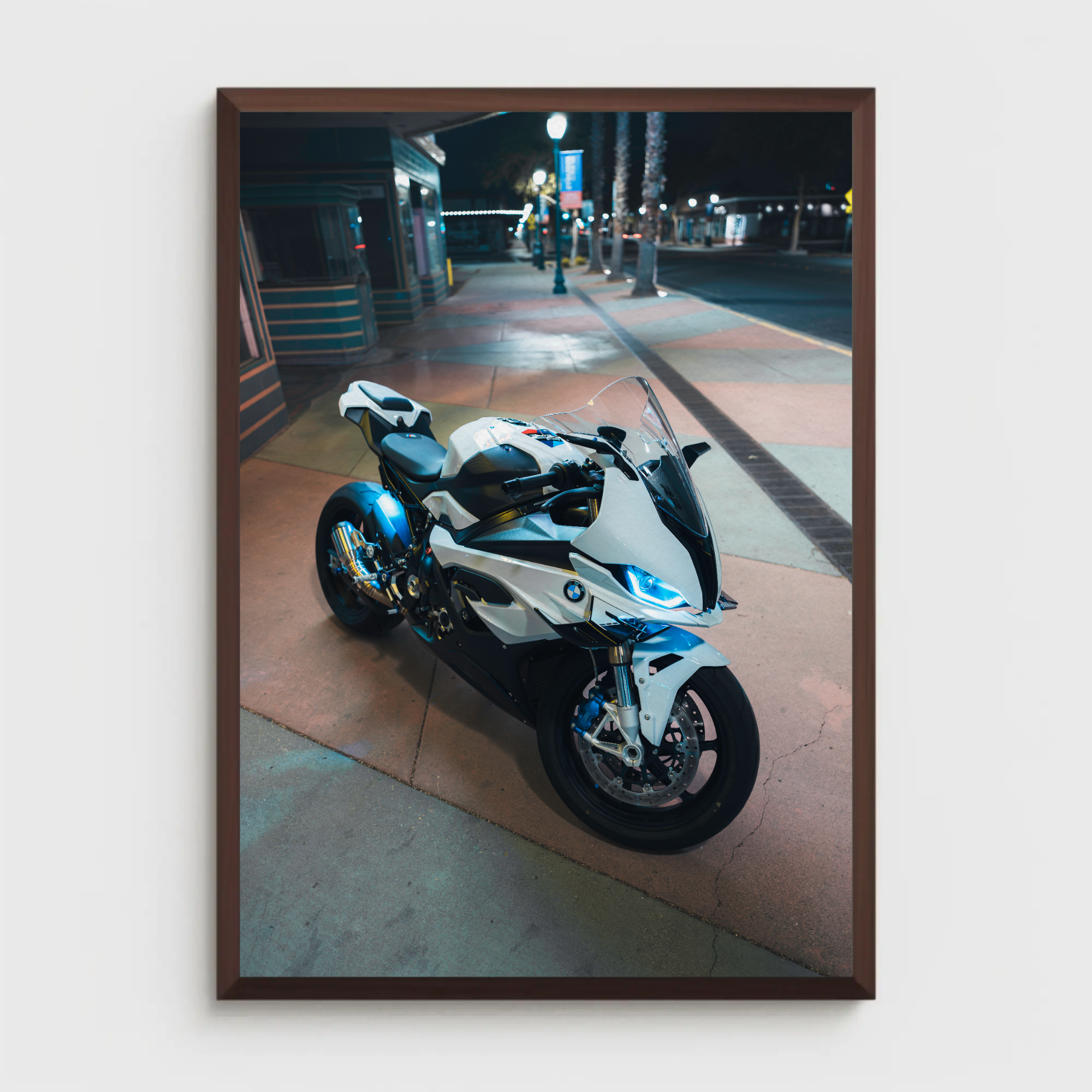 BMW S1000RR Motorcycle Poster #024 - Throttle Designs