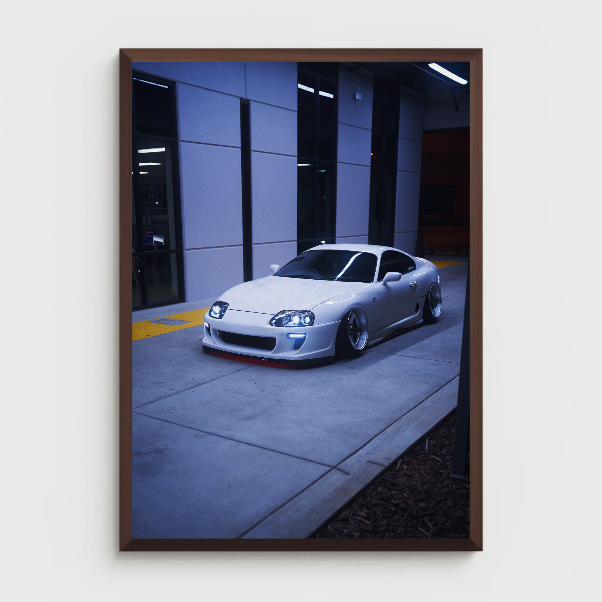 Toyota Supra MK4 Automotive Car Poster #005 - Throttle Designs