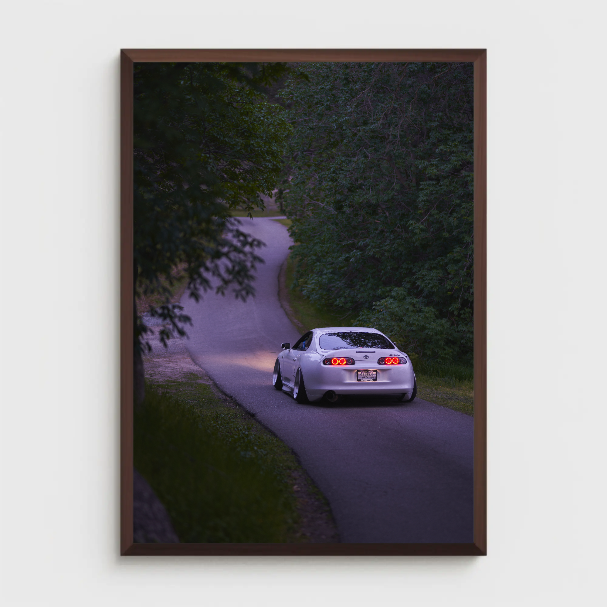 Toyota Supra MK4 Automotive Car Poster #031 - Throttle Designs