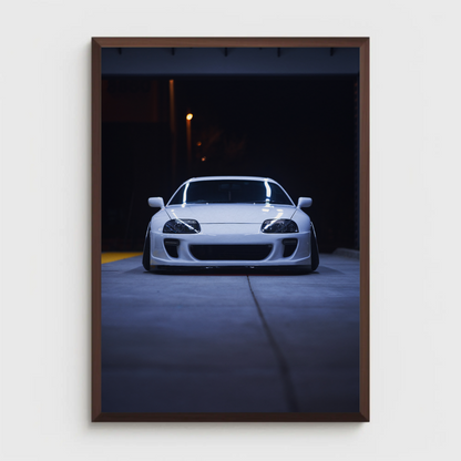 Toyota Supra MK4 Automotive Car Poster #008 - Throttle Designs