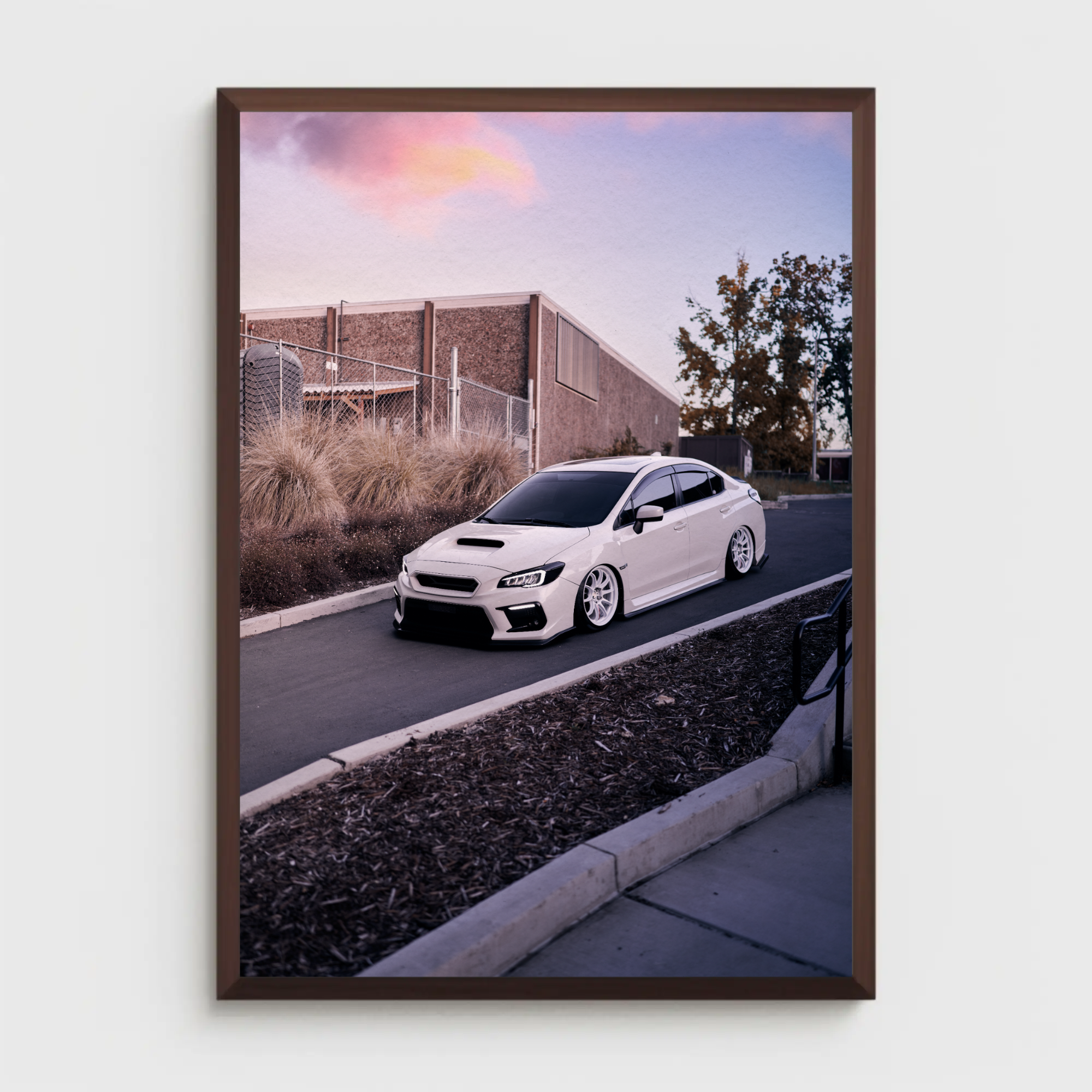 Subaru WRX Automotive Car Poster #033 - Throttle Designs