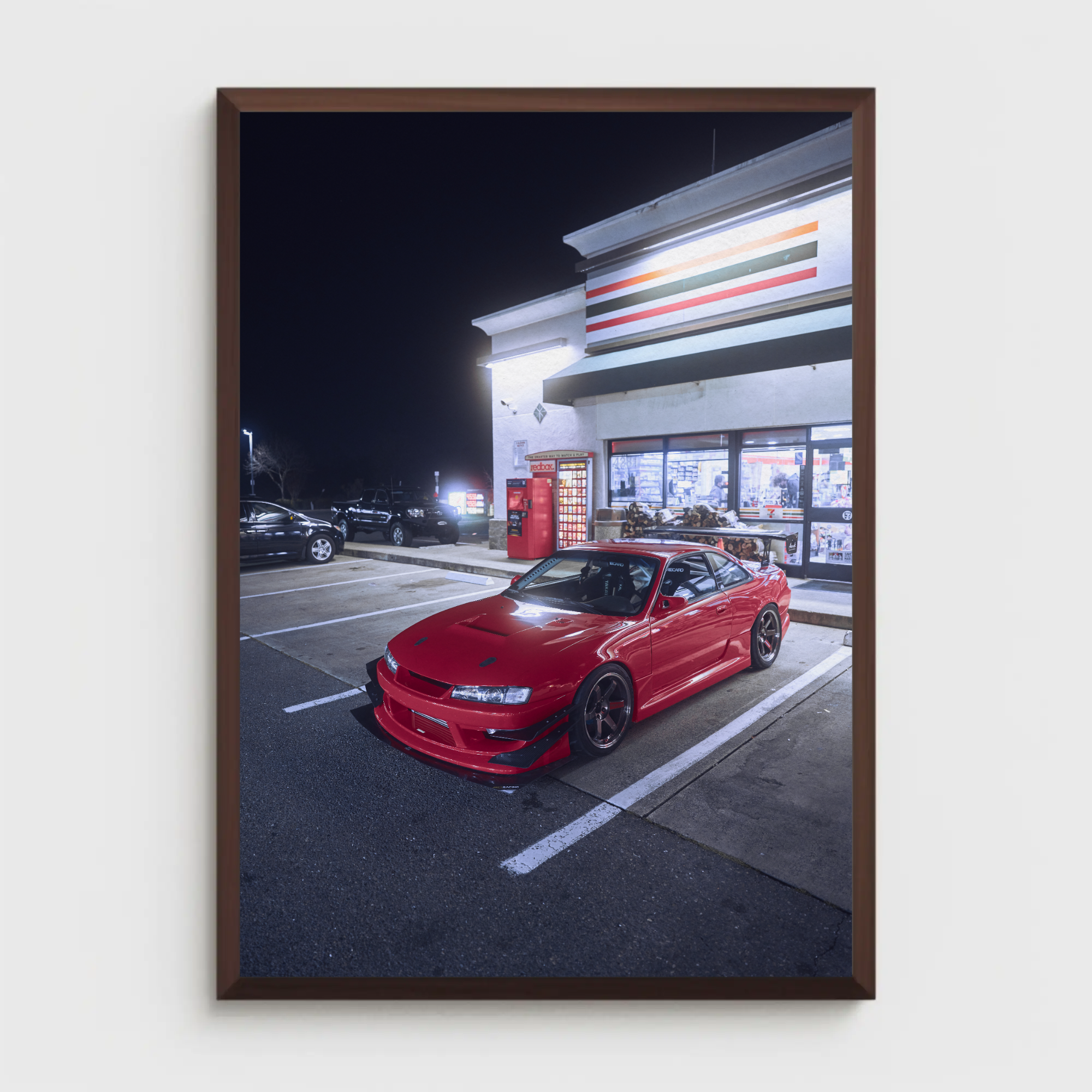 Nissan 240sx S14 Kouki Automotive Car Poster #012 - Throttle Designs