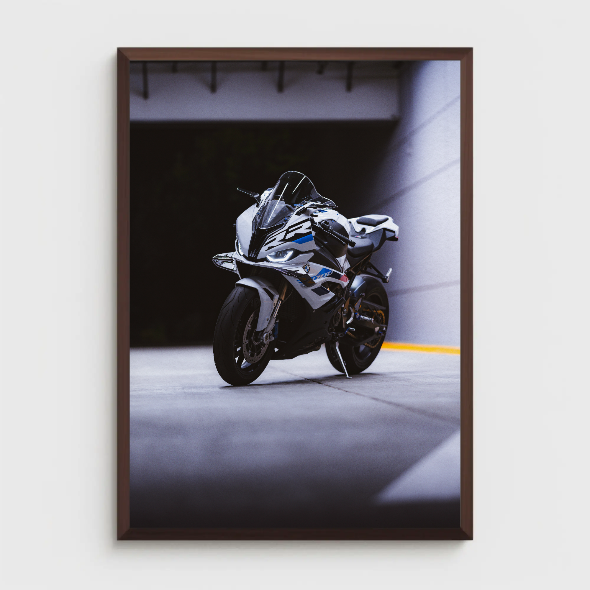 BMW S1000RR Motorcycle Poster #046 - Throttle Designs