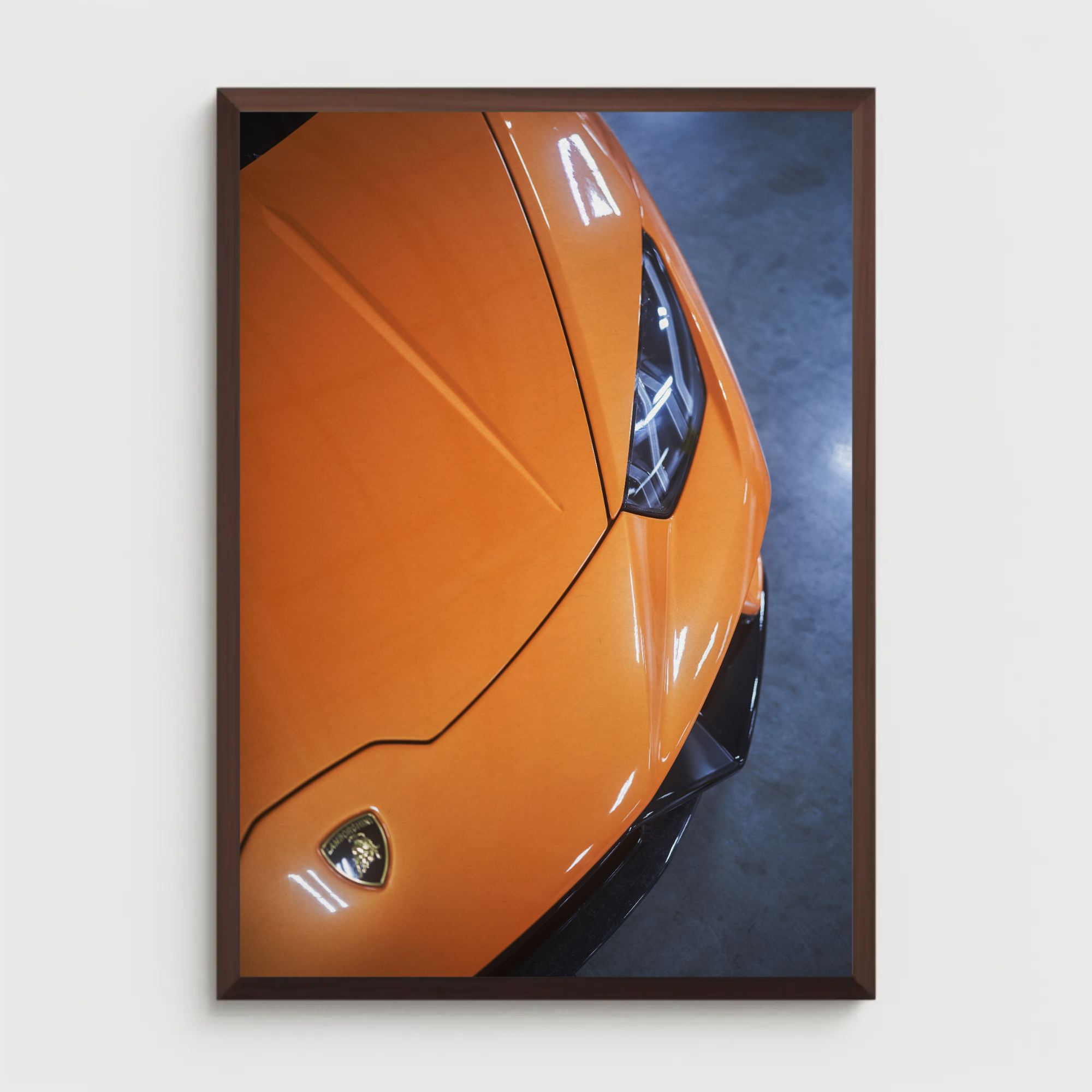 Lamborghini Huracan Automotive Car Poster #015 - Throttle Designs