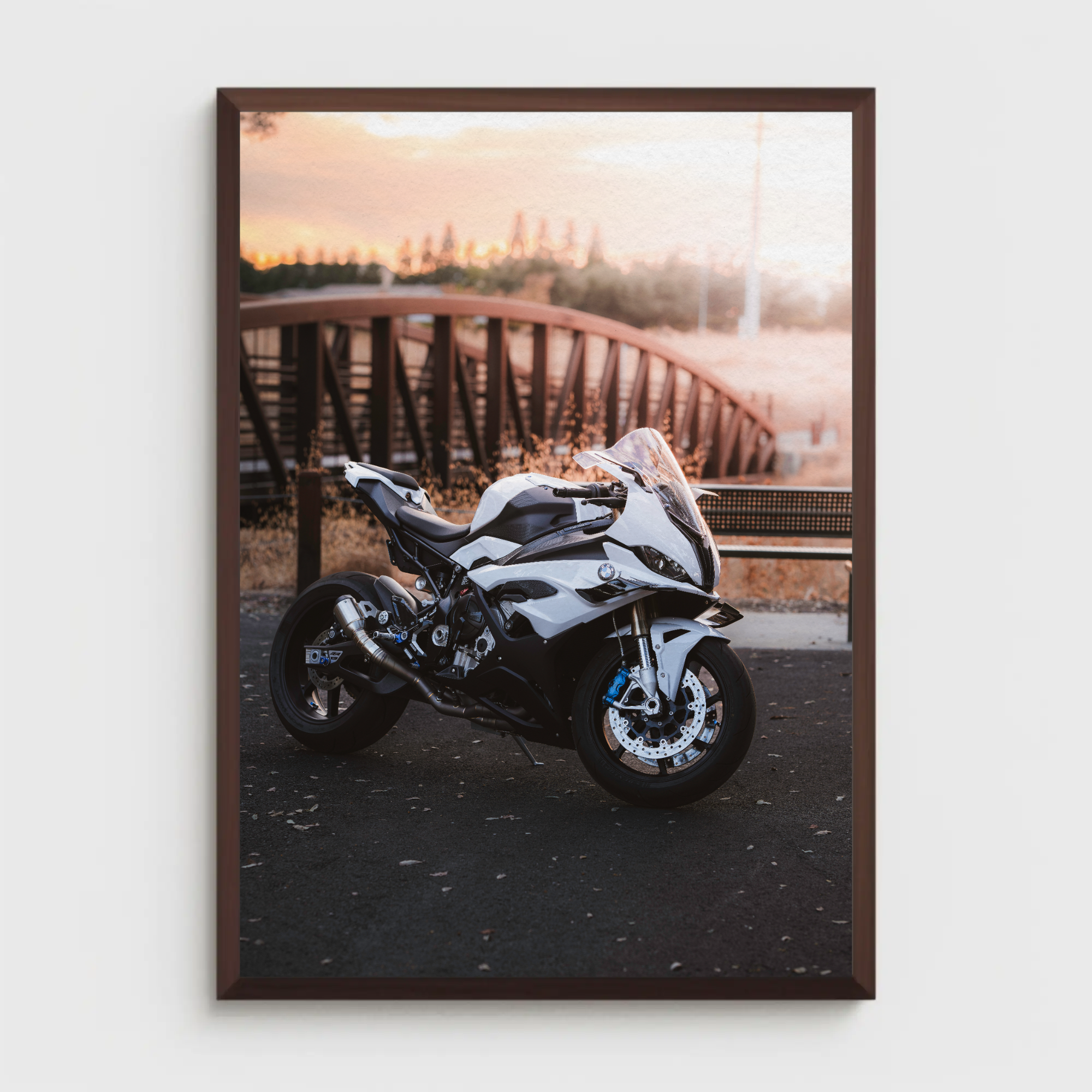 BMW S1000RR Motorcycle Poster #010 - Throttle Designs