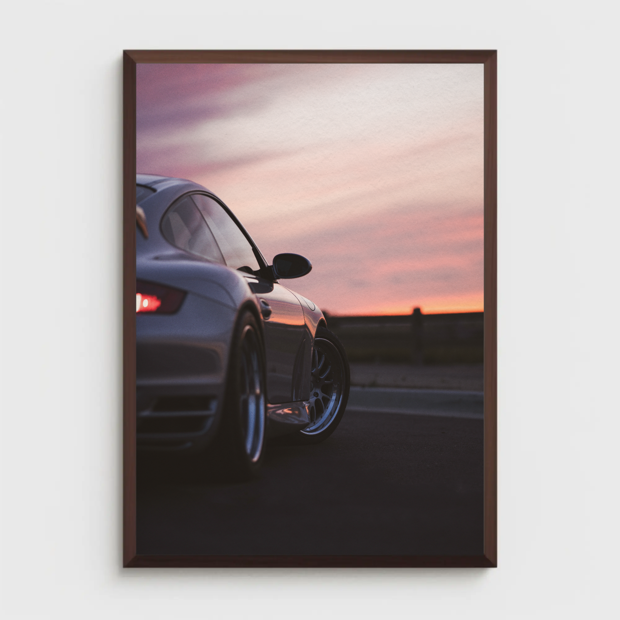 Porsche 911 Turbo Automotive Car Poster #006 - Throttle Designs