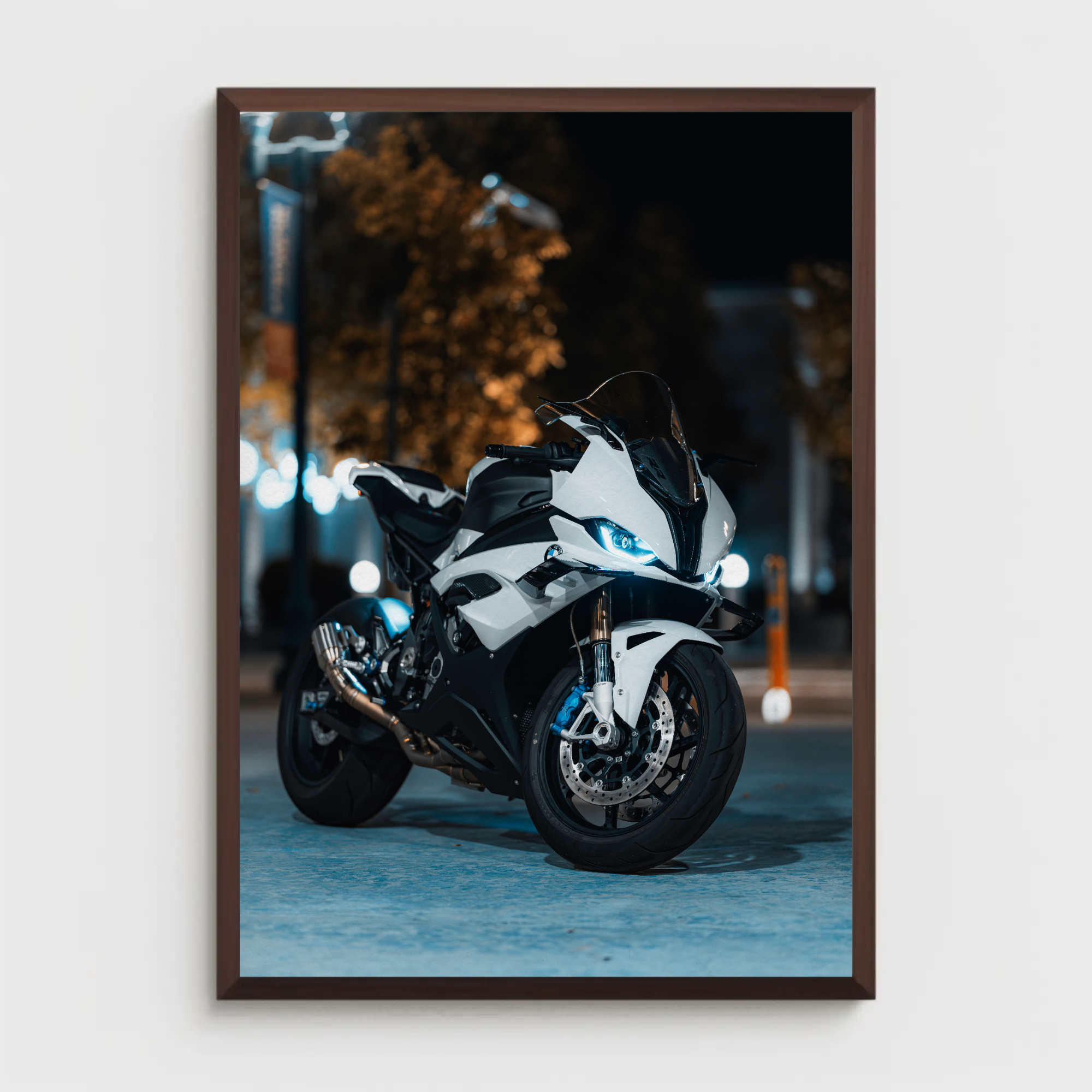 BMW S1000RR Motorcycle Poster #033 - Throttle Designs