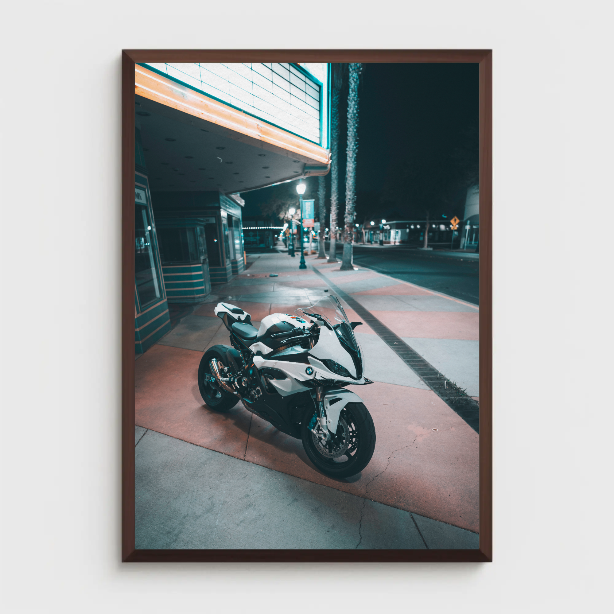 BMW S1000RR Motorcycle Poster #020 - Throttle Designs