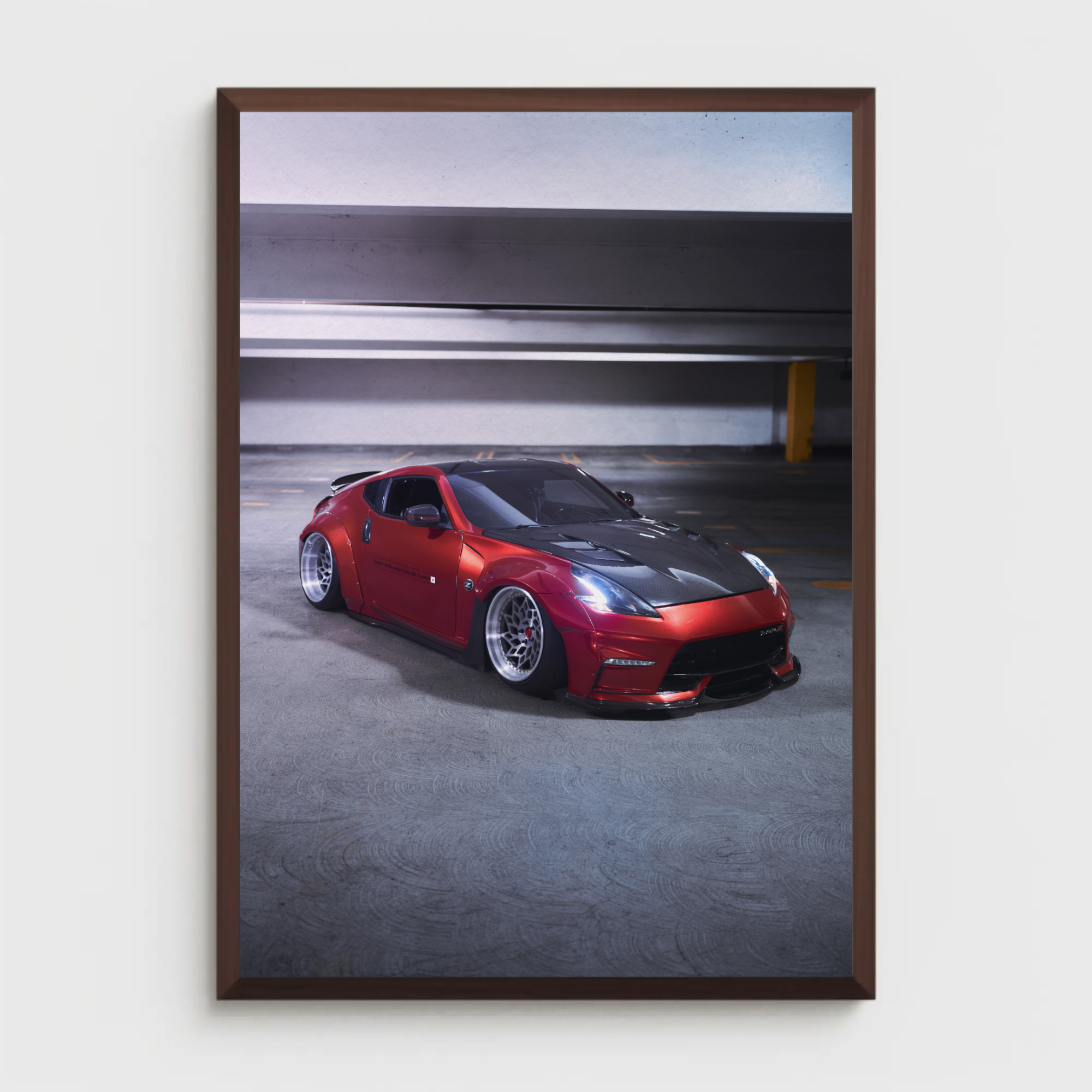 Nissan 370z Automotive Car Poster #019 - Throttle Designs