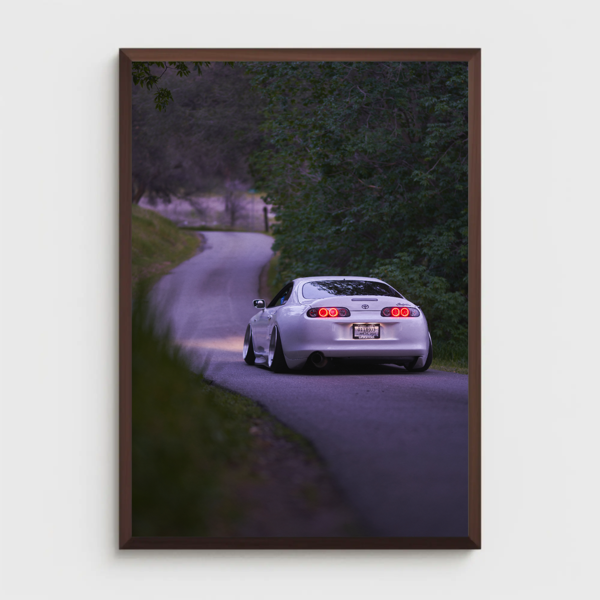 Toyota Supra MK4 Automotive Car Poster #024 - Throttle Designs