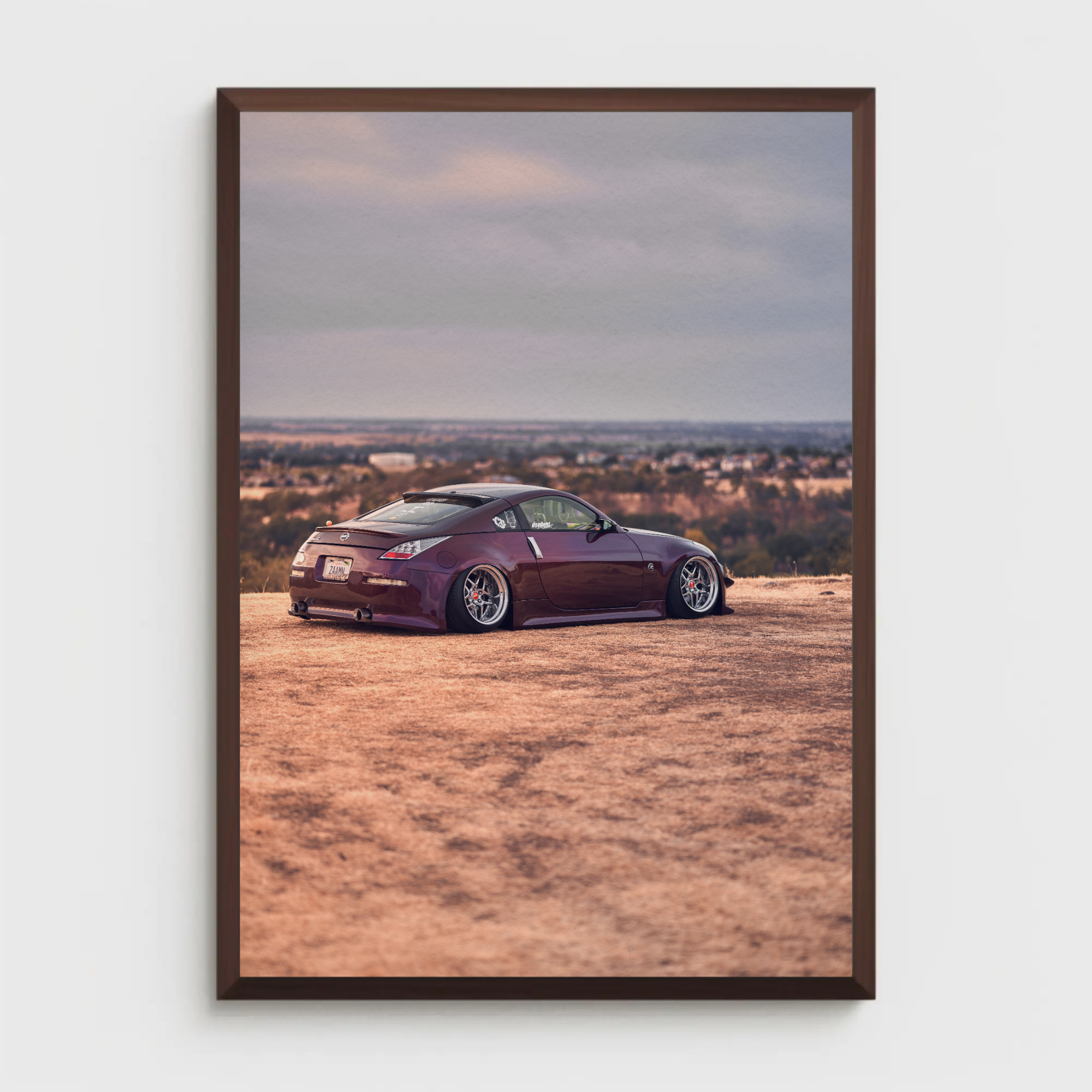 Nissan 350z Automotive Car Poster #003 - Throttle Designs