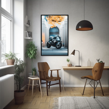 BMW S1000RR Motorcycle Poster #044 - Throttle Designs