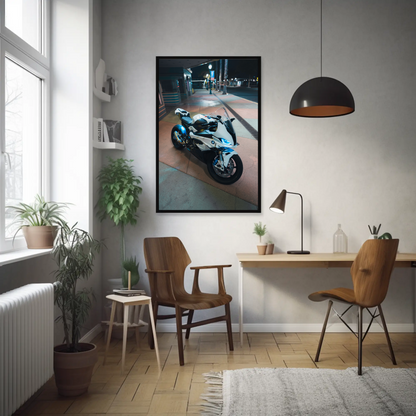 BMW S1000RR Motorcycle Poster #024 - Throttle Designs