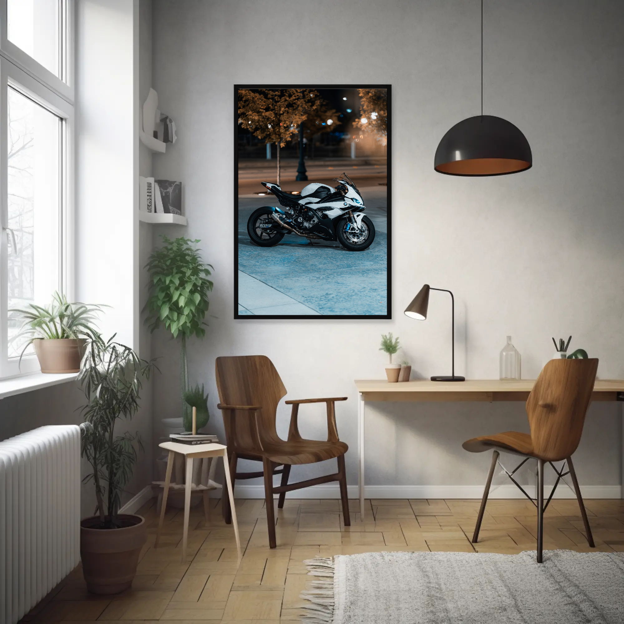 BMW S1000RR Motorcycle Poster #036 - Throttle Designs