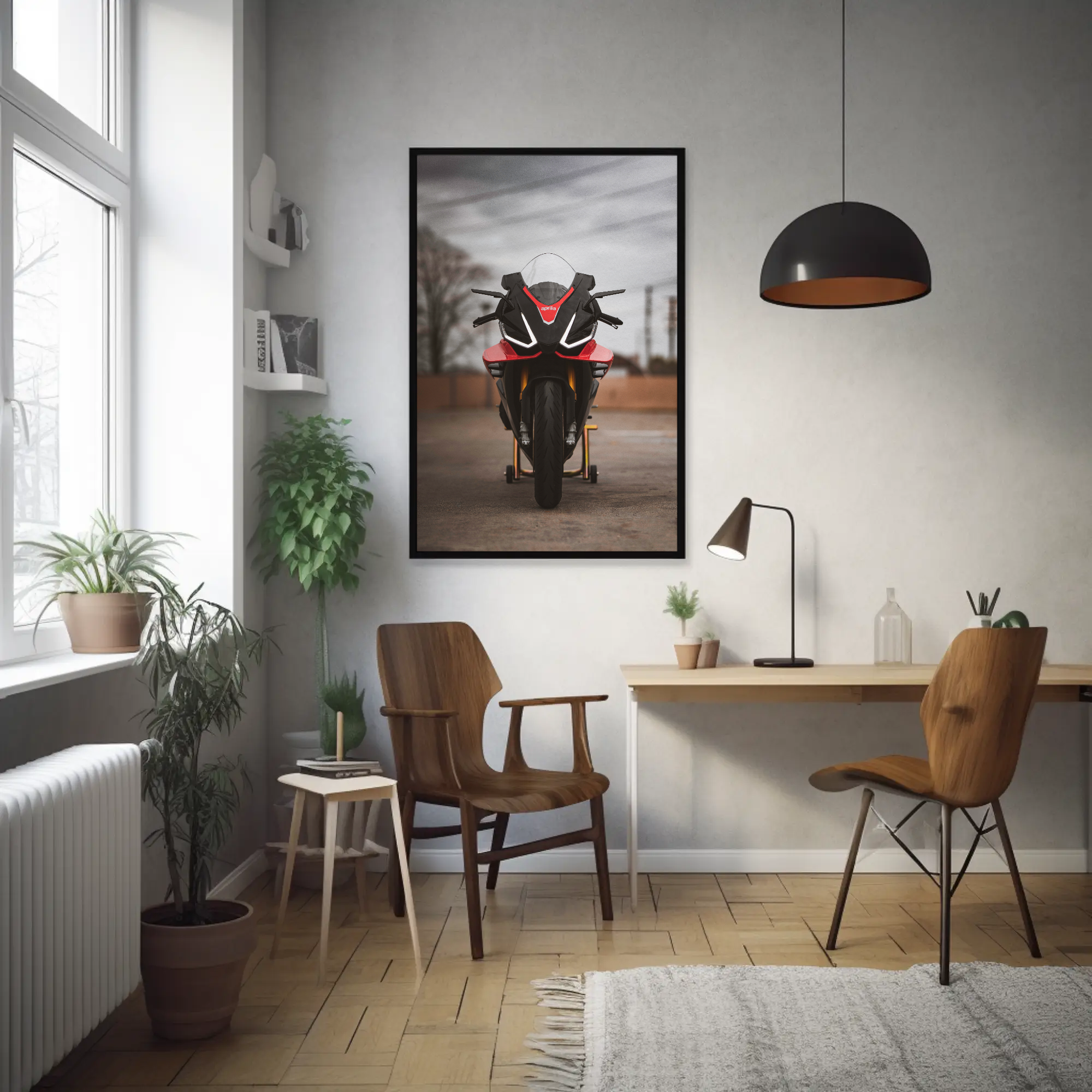 Aprilia RSV4 1100 Factory Motorcycle Poster #021 - Throttle Designs