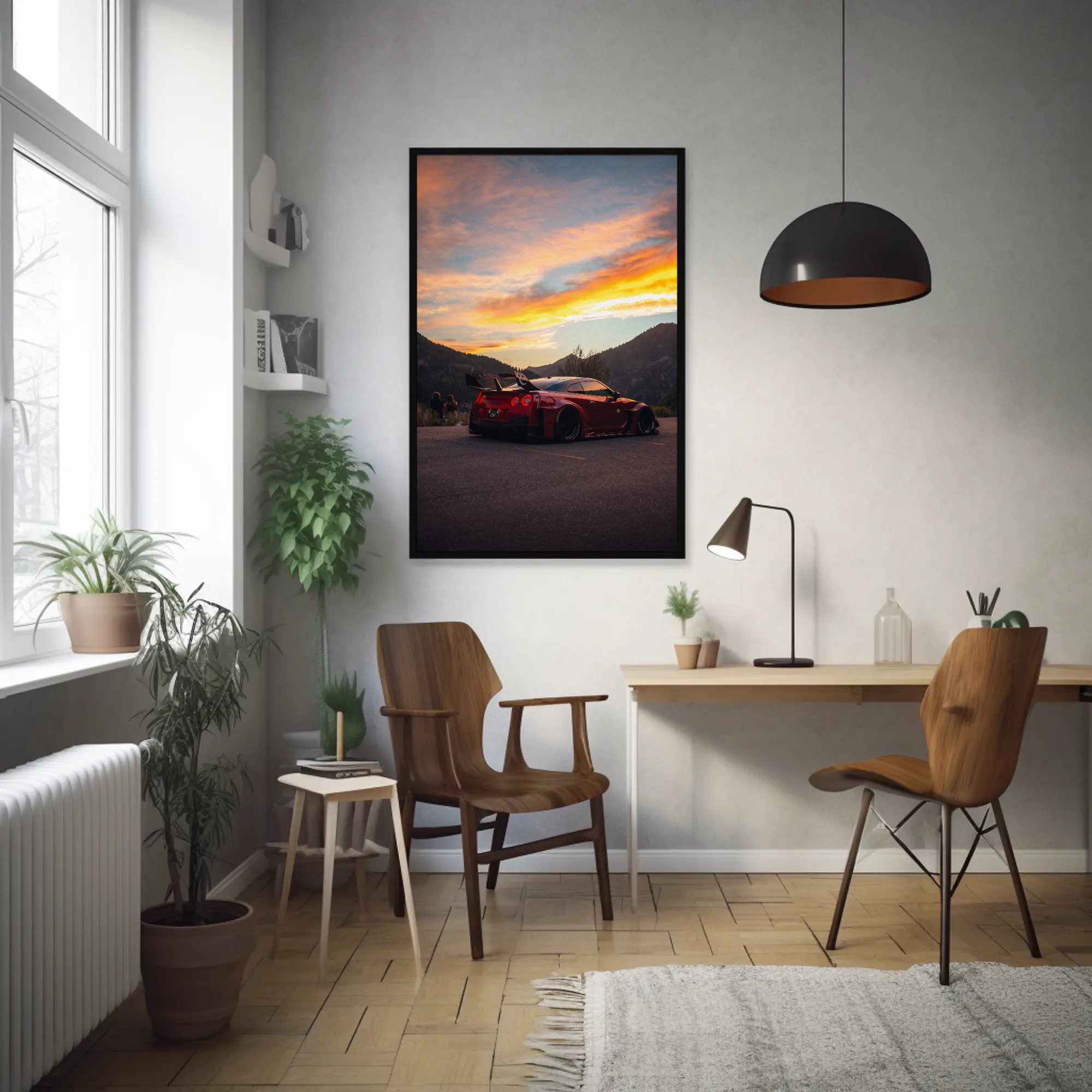 Nissan GTR R35 Widebody Art Print Poster #019 for Car Lovers - Throttle Designs