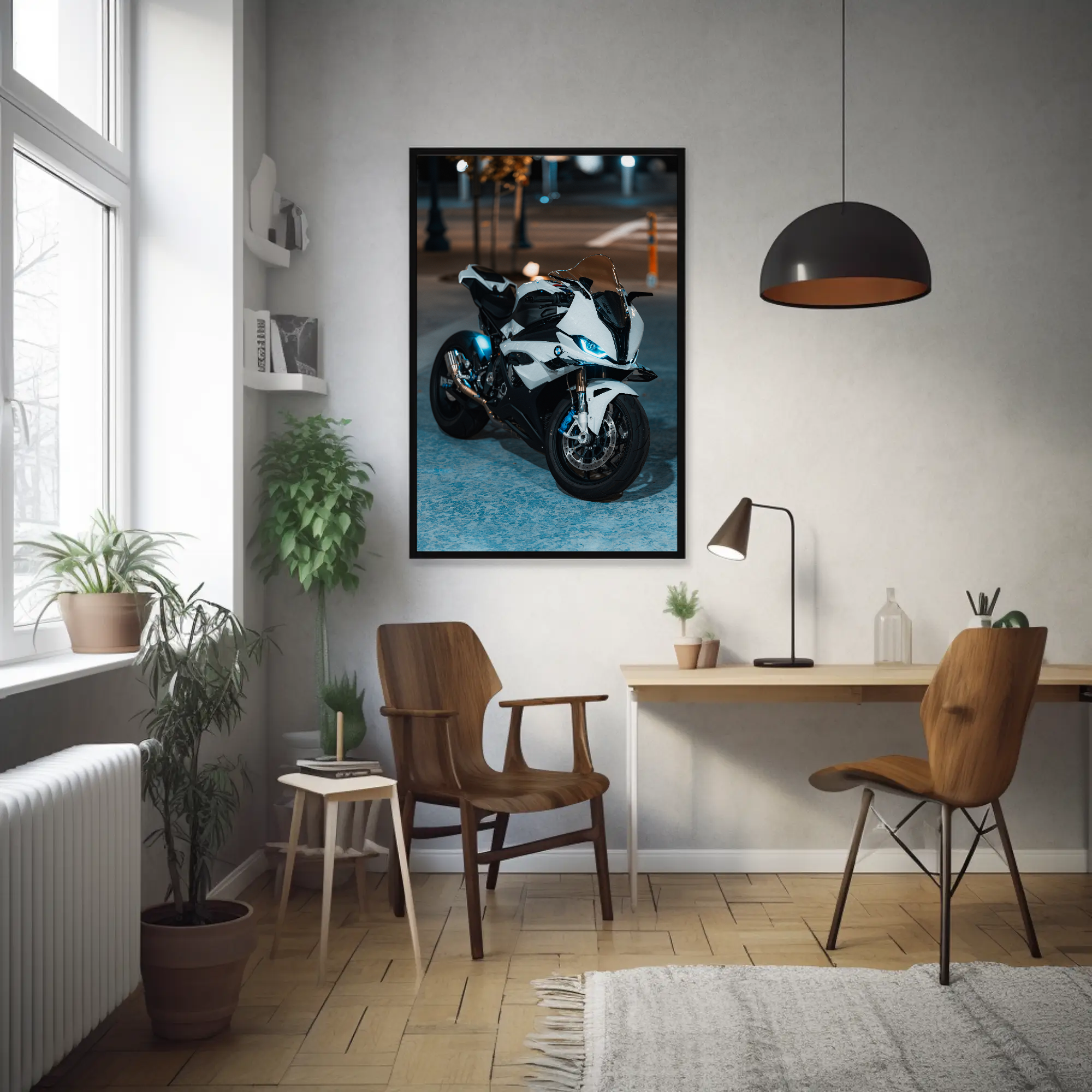 BMW S1000RR Motorcycle Poster #040 - Throttle Designs