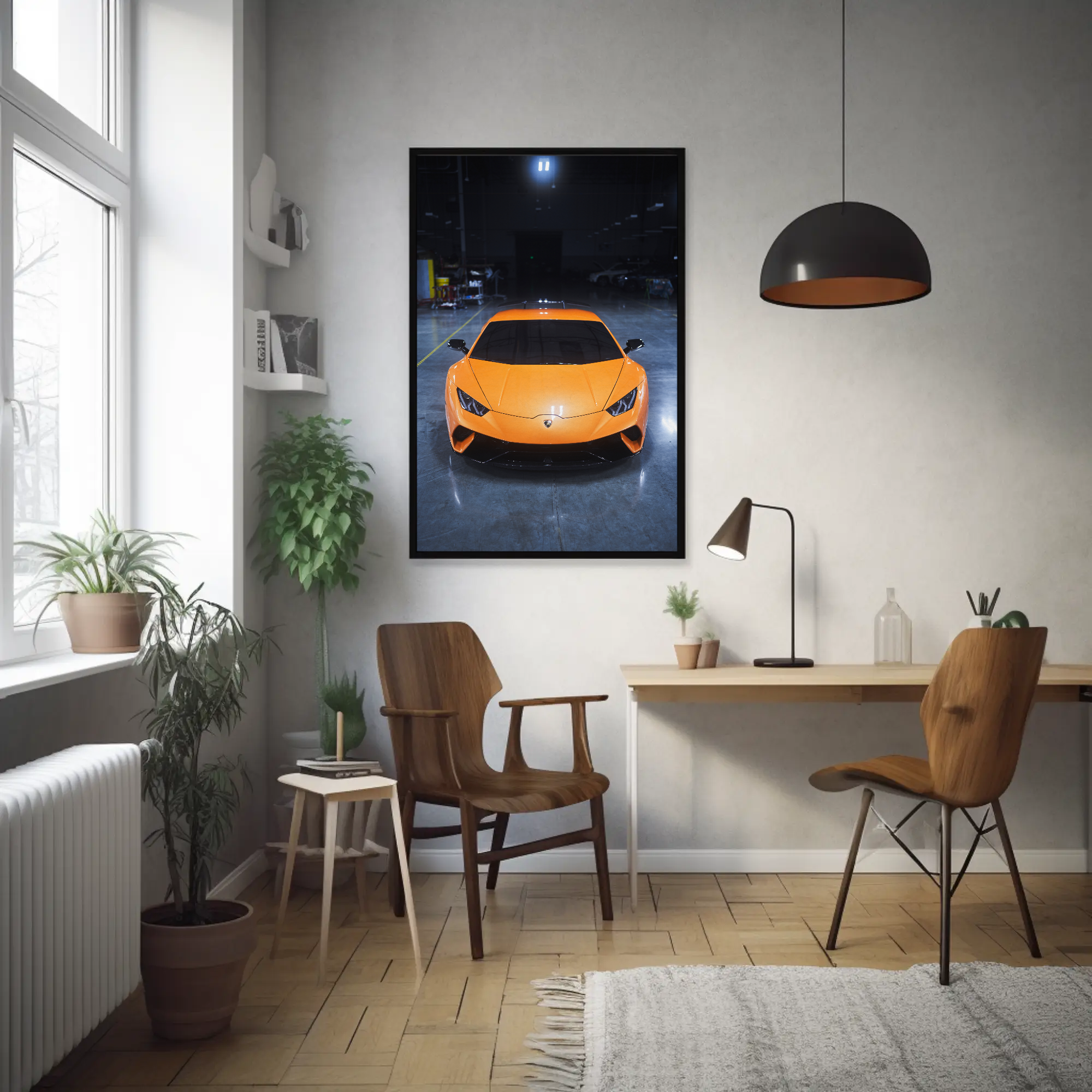 Lamborghini Huracan Automotive Car Poster #017 - Throttle Designs