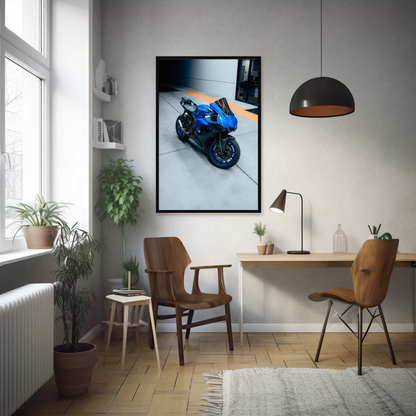 Yamaha R1 Motorcycle Poster #014 - Throttle Designs