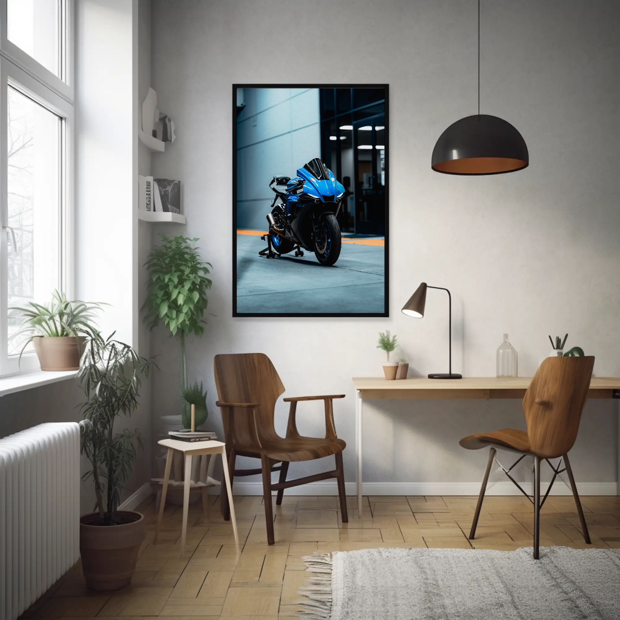 Yamaha R1 Motorcycle Poster #010 - Throttle Designs