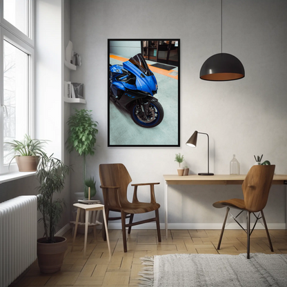 Yamaha R1 Motorcycle Poster #005 - Throttle Designs