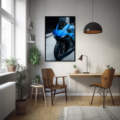 Yamaha R1 Motorcycle Poster #006 - Throttle Designs