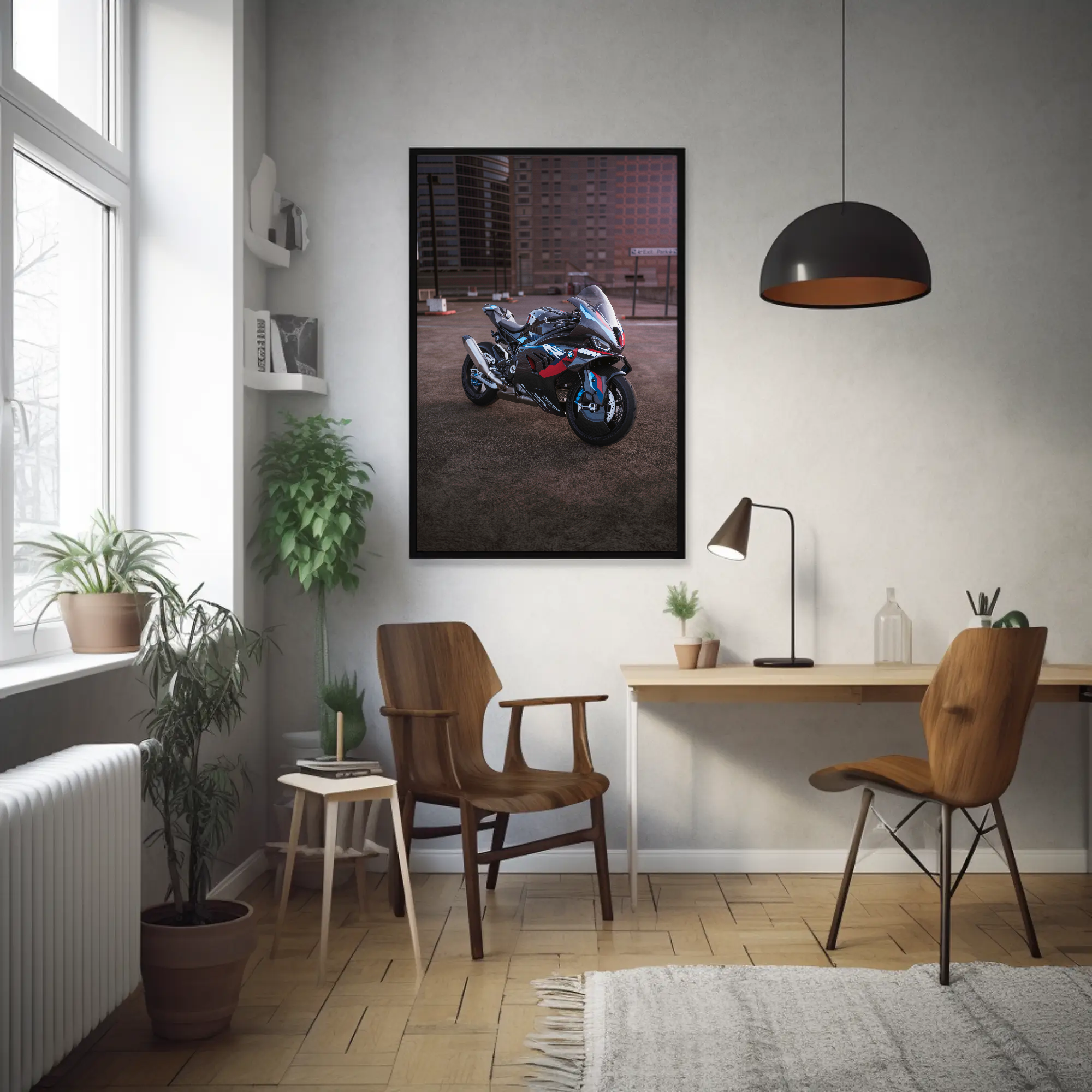 BMW M1000RR Motorcycle Poster #003 - Throttle Designs