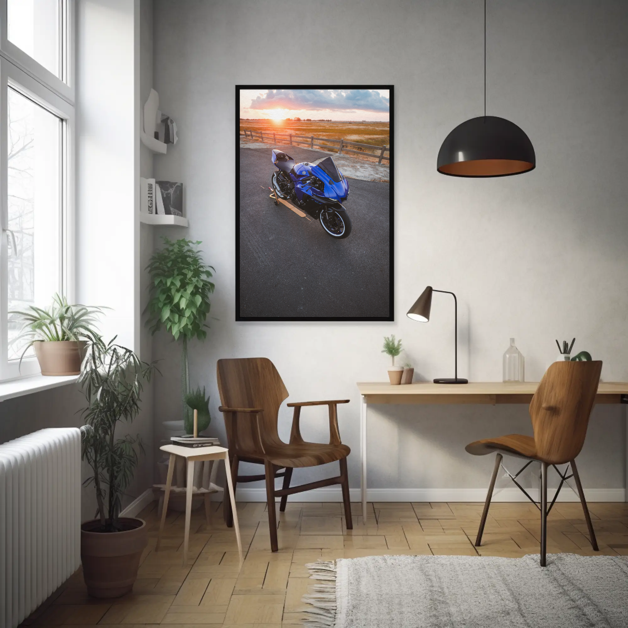 Yamaha R1 Motorcycle Poster #030 - Throttle Designs