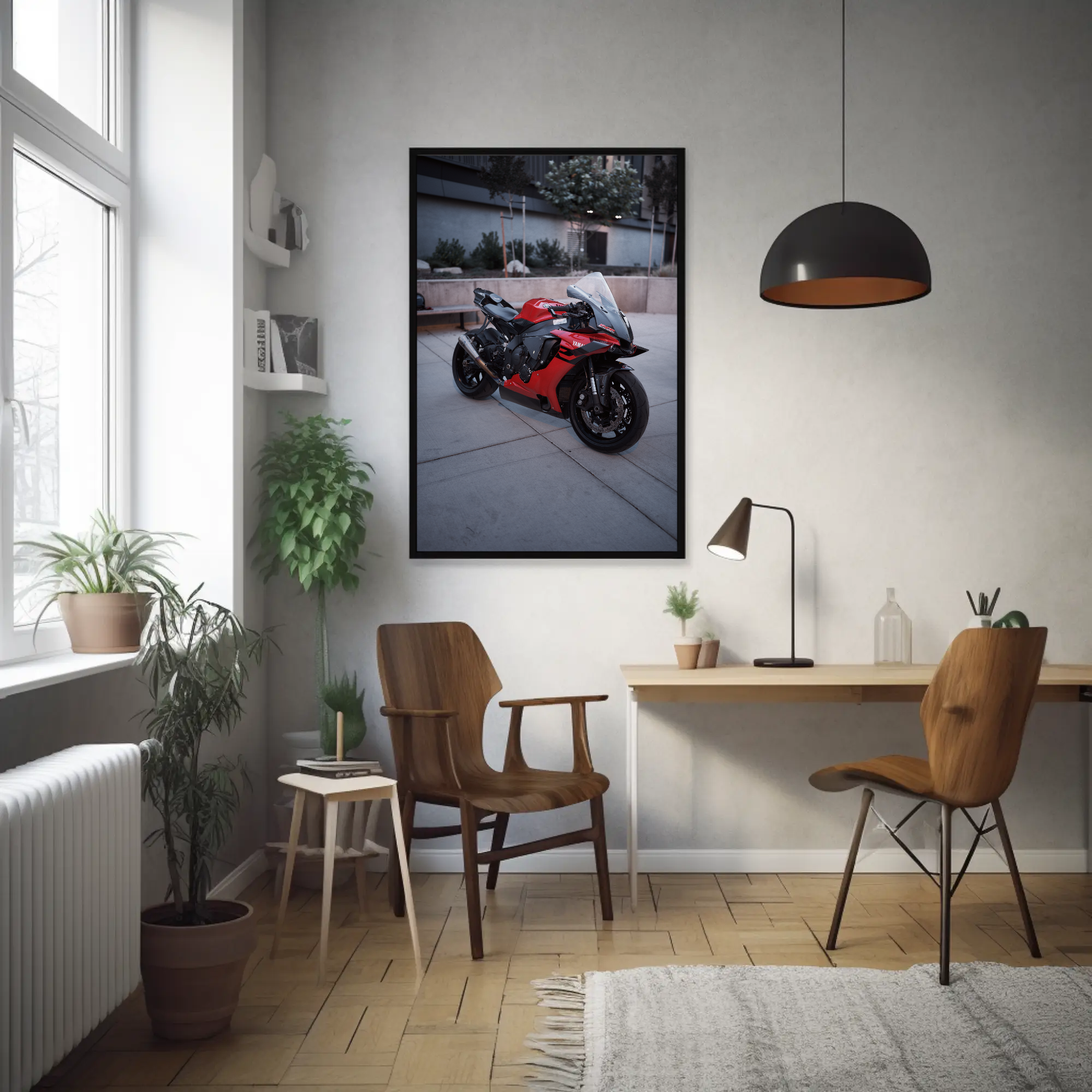 Yamaha R1 Motorcycle Poster #036 - Throttle Designs