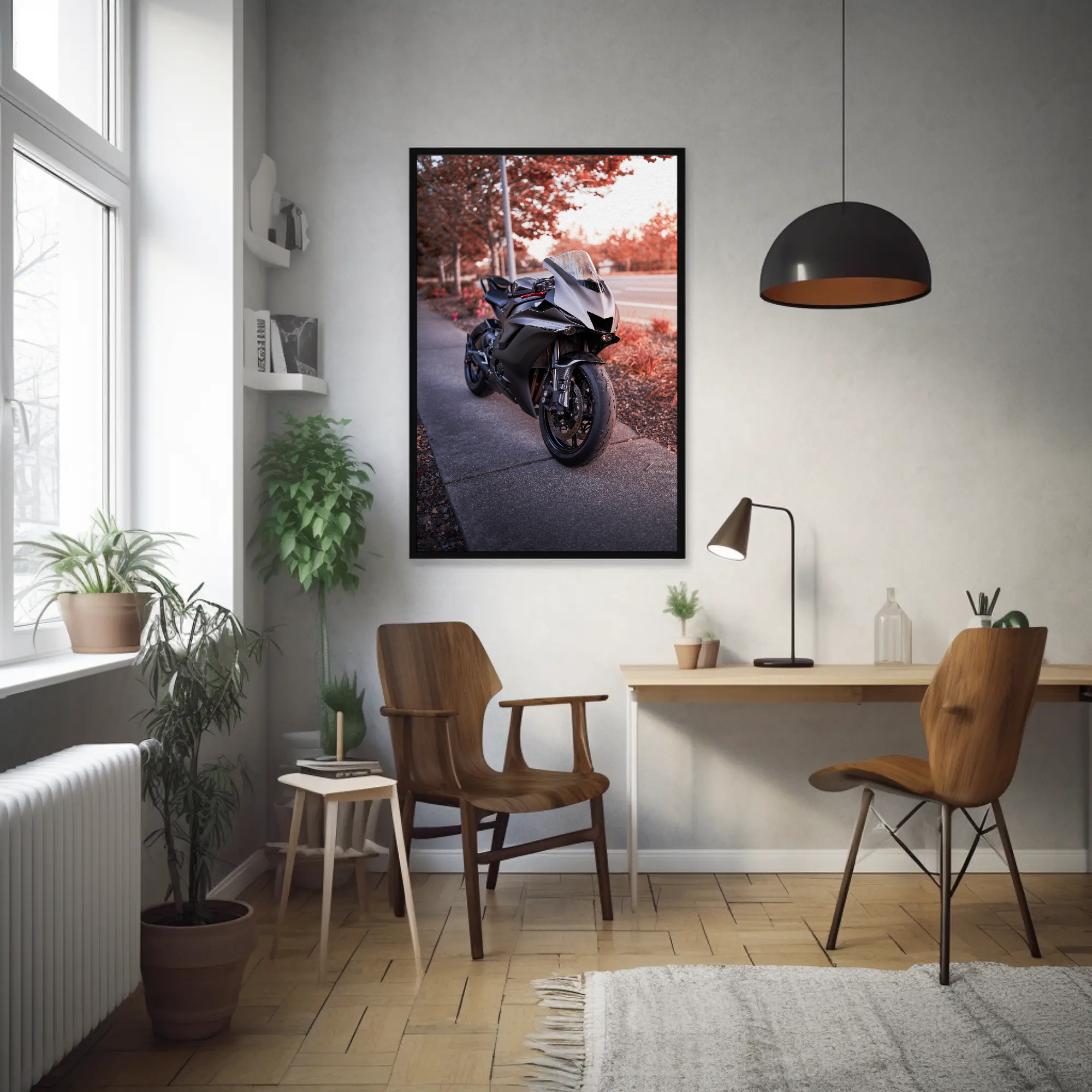 Yamaha R6 Motorcycle Poster #003 - Throttle Designs