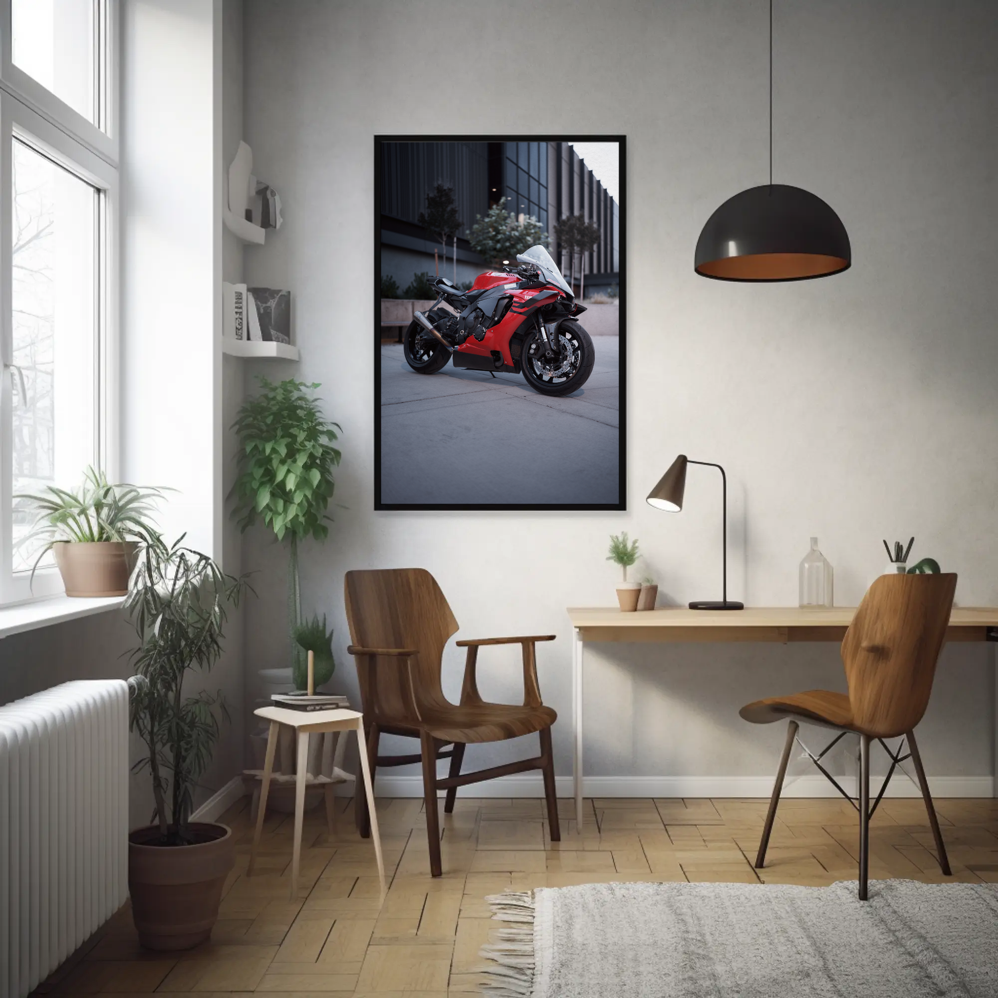 Yamaha R1 Motorcycle Poster #035 - Throttle Designs