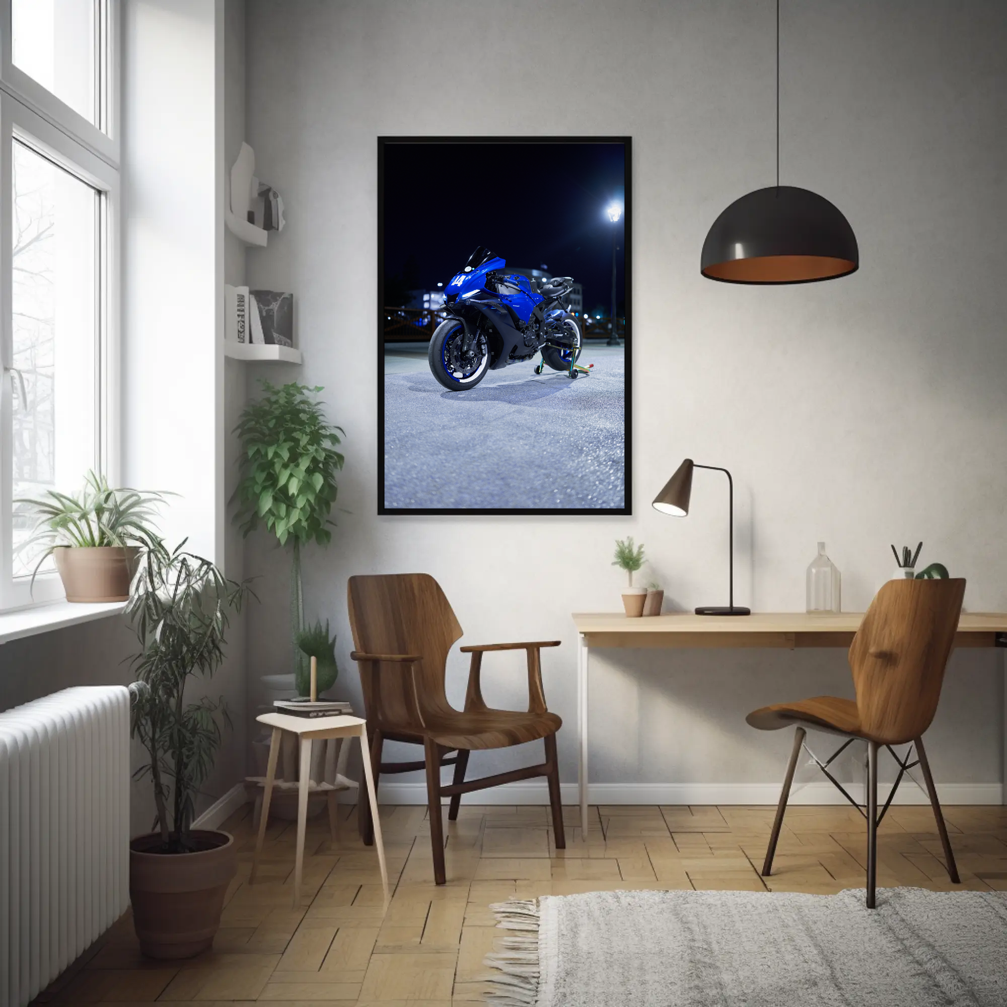 Yamaha R1 Motorcycle Poster #040 - Throttle Designs