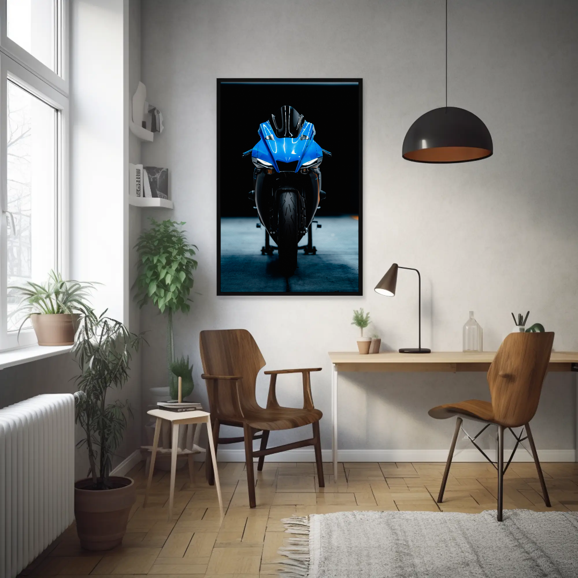 Yamaha R1 Motorcycle Poster #011 - Throttle Designs