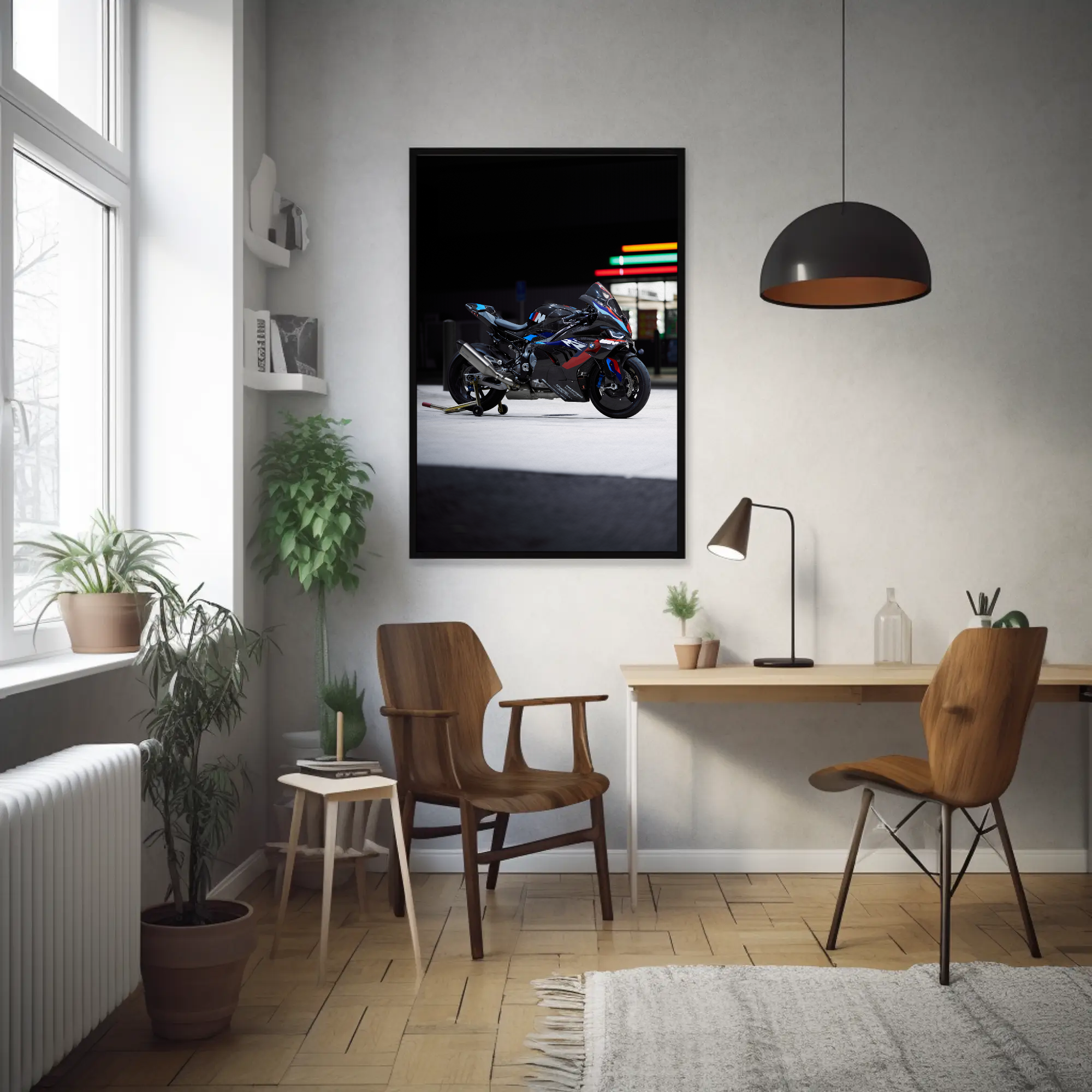 BMW M1000RR Motorcycle Poster #017 - Throttle Designs