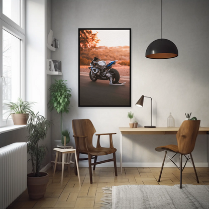 BMW S1000RR HP4 Motorcycle Poster #005 - Throttle Designs