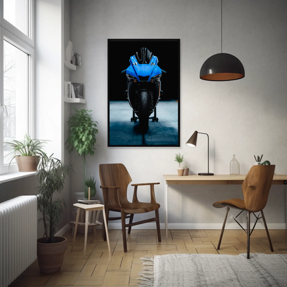 Yamaha R1 Motorcycle Poster #012 - Throttle Designs