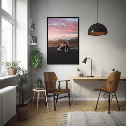 Aprilia RSV4 1100 Factory Motorcycle Poster #024 - Throttle Designs