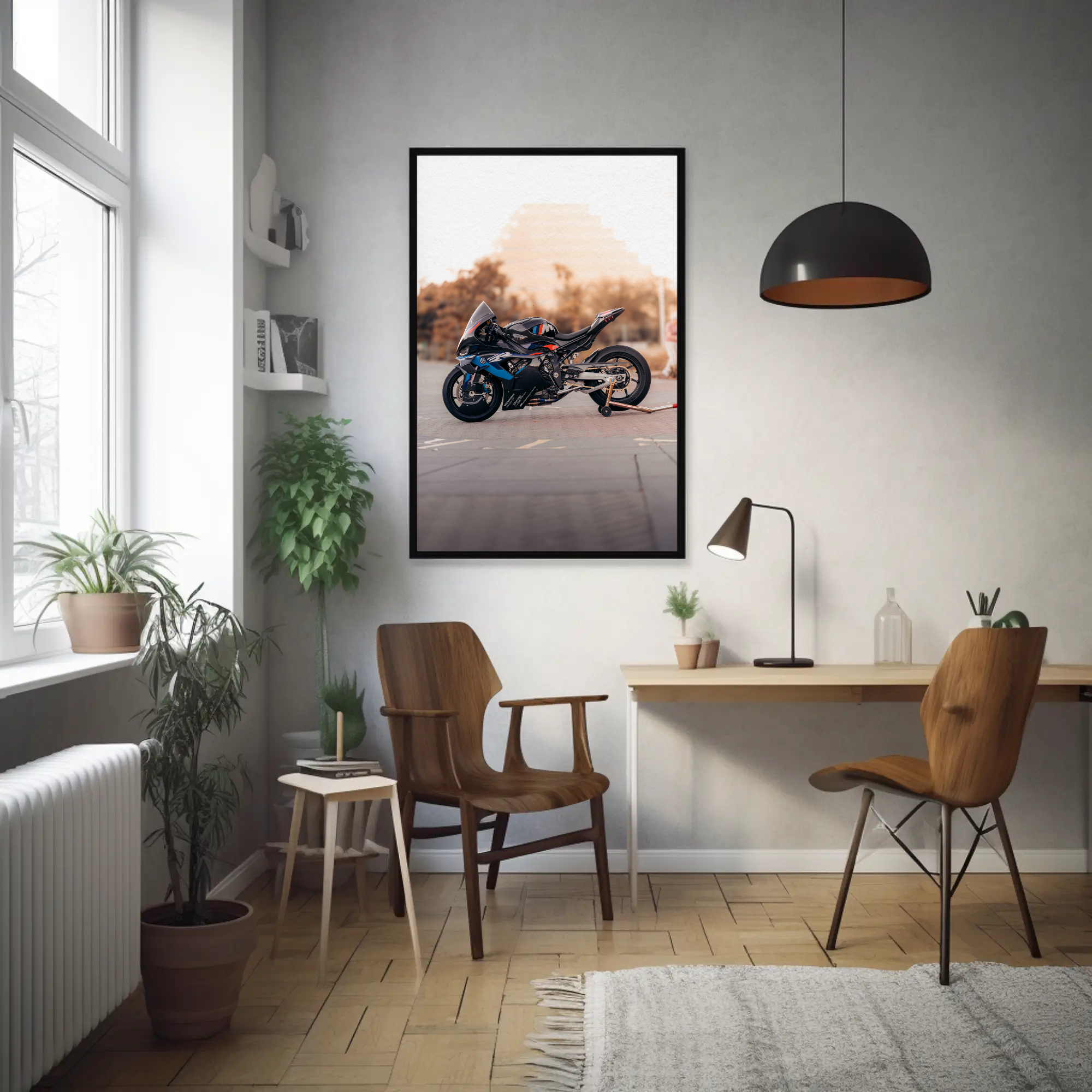 BMW M1000RR Motorcycle Art Print #023 - Stunning Decor for Enthusiasts - Throttle Designs