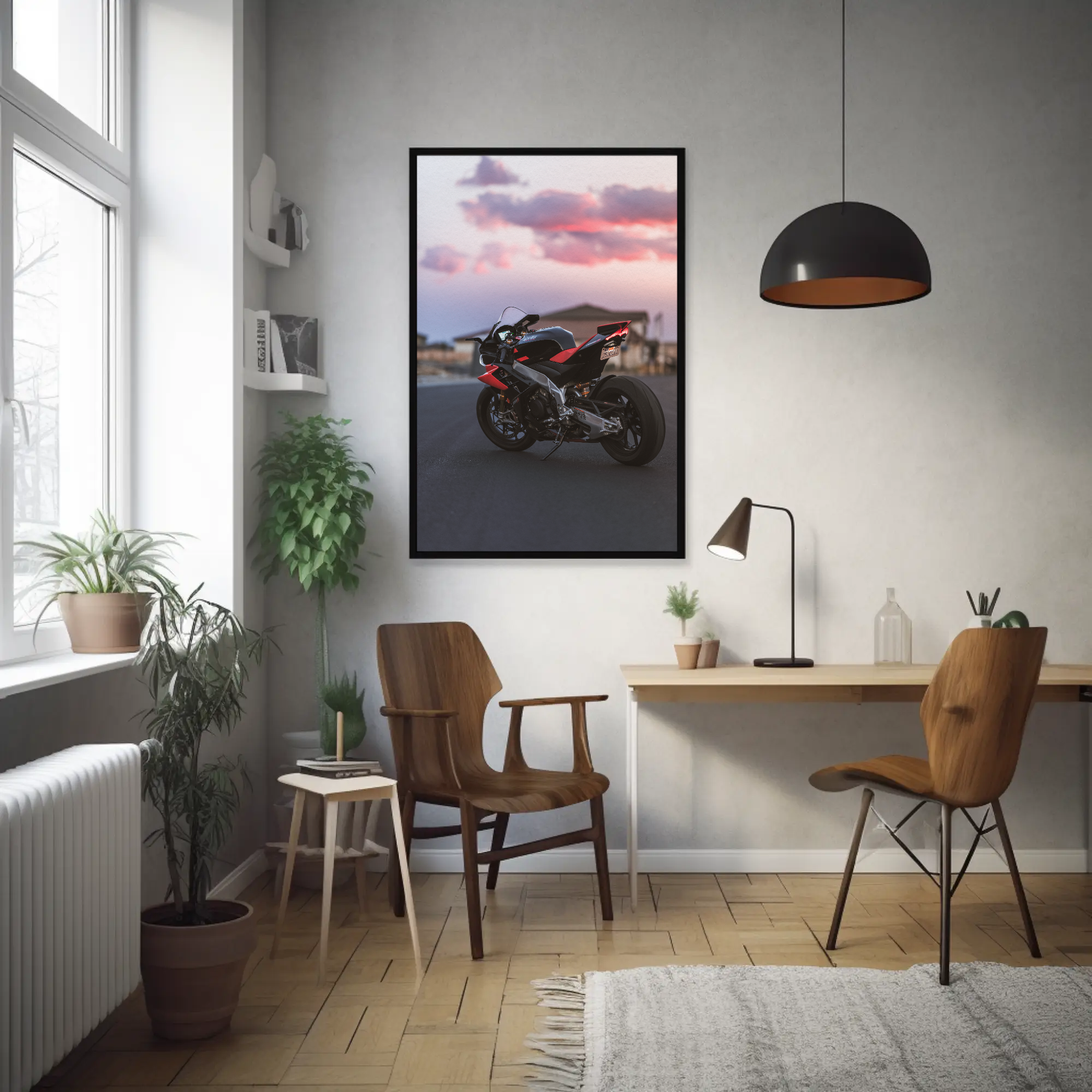 Aprilia RSV4 1100 Factory Motorcycle Poster #007 - Throttle Designs