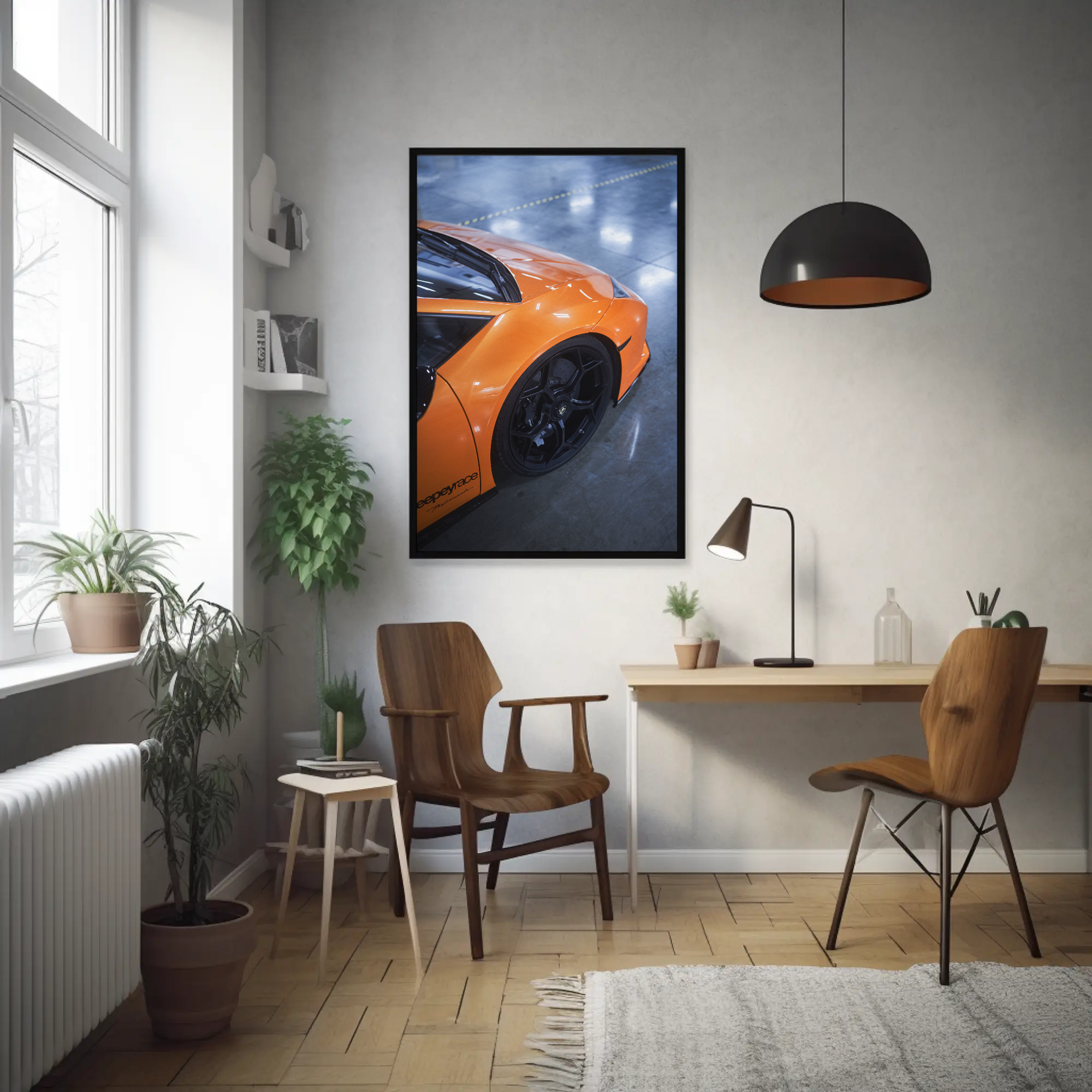 Lamborghini Huracan Automotive Car Poster #014 - Throttle Designs