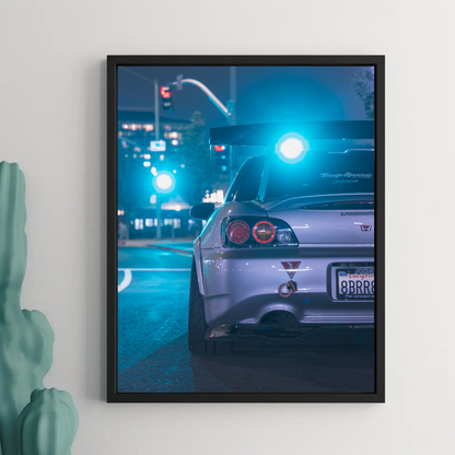 Honda S2000 Automotive Car Poster #001 - Throttle Designs