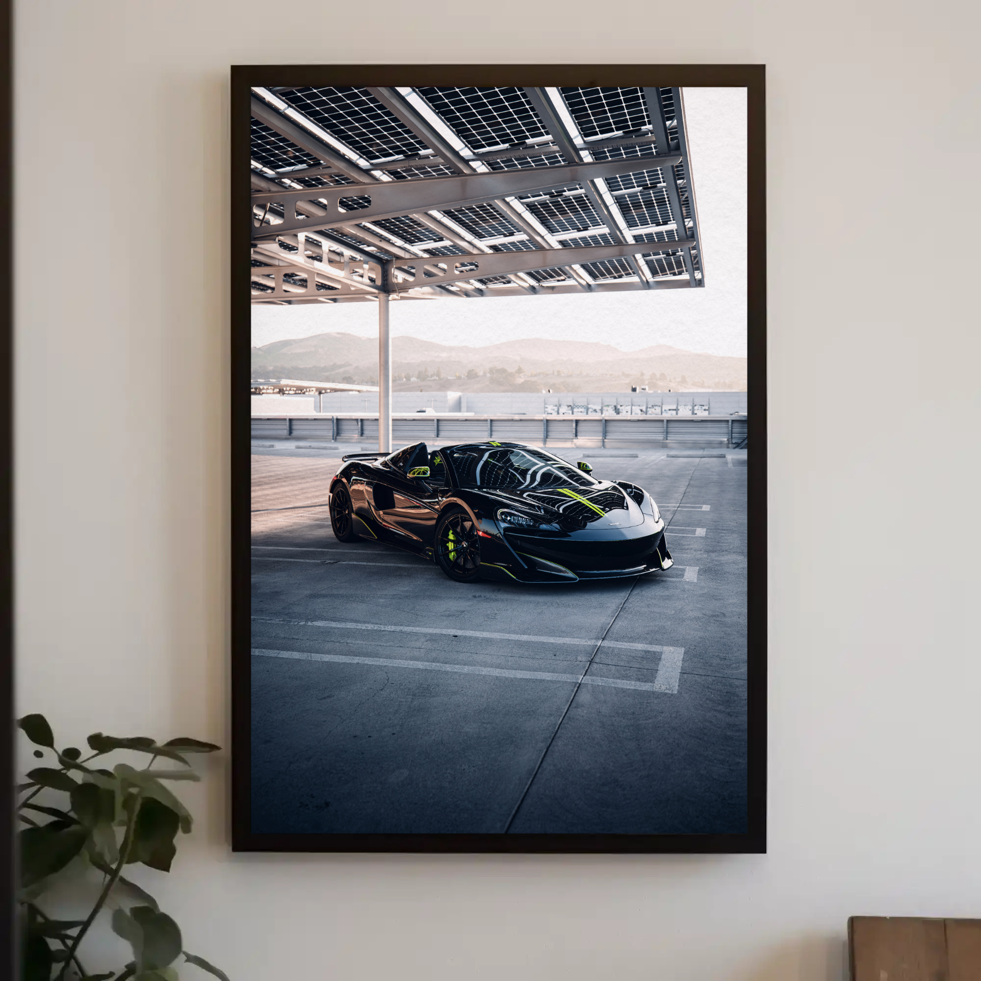 McLaren 600LT Supercar Art Poster #001 - Premium Wall Decor