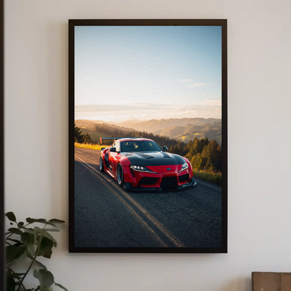 Toyota Supra Mk5 Wall Art Poster #010 - Premium Satin Print