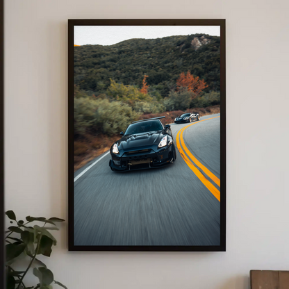 Nissan GTR R35 Widebody Art Print #024 - Stunning Automotive Wall Art